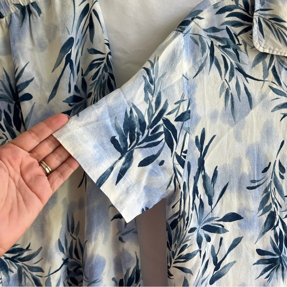 John Paul Richard Uniform skirt set, 100% rayon, tropical print, vintage, Size M - Picture 5 of 11